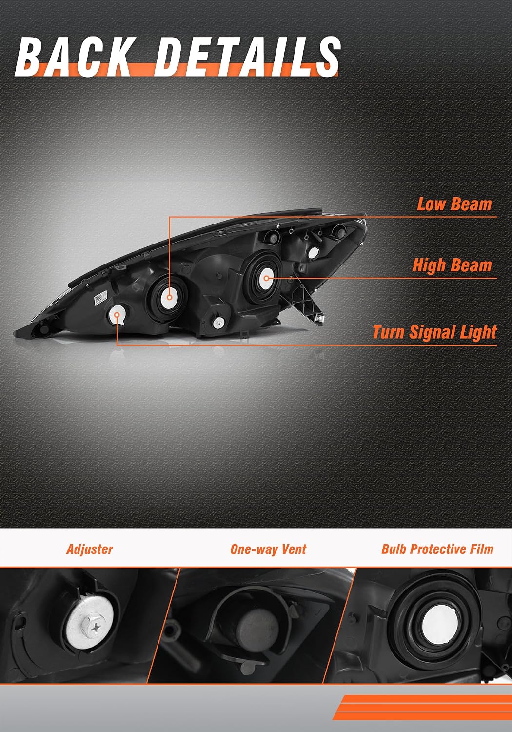 for 2006-2010 Toyota Sienna Headlights Chrome