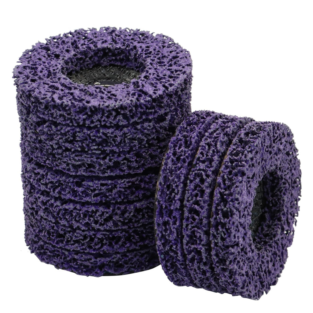 Nakkaa 10 Pack 4" x5/8" Strip Discs Stripping Wheel for Angle Grinder Clean