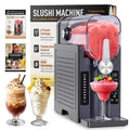 Slushie Machine: No Ice Needed Slushy Machine for Home, 6 Preset, Real-Time Temp Display, Auto-Clean | Frozen