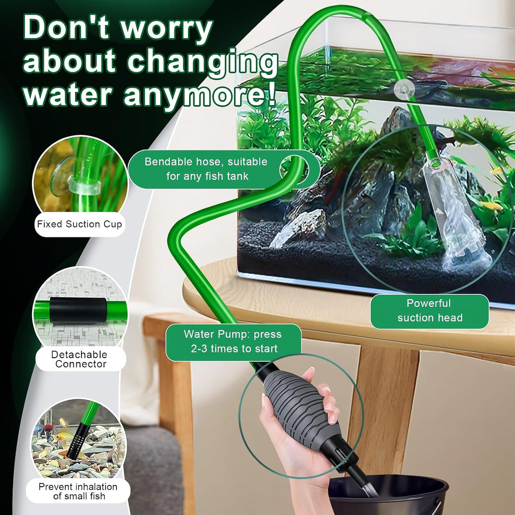 Fish Tank Water Change,Aquarium Gravel Vacuum Siphon
