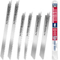 RIZAKA 6 pcs Reciprocating Saw Blades for Frozen Meat, Bone - 3/5/8TPI