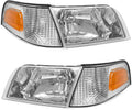 for 1998-2011 Ford Crown Victoria Halogen Headlight W/O Bulbs