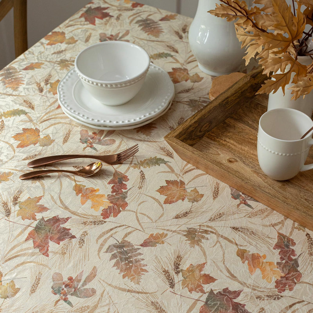Natures Leaves Autumn Tablecloth (60" x 84" Rectangular)