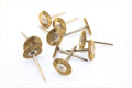 TMAX 10p Brass Bristle 3/4" Flat Wire Brush Wheel for Dremel & Rotary Tool