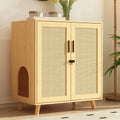 Large Hidden Cat Litter Box Enclosure, Cat Washroom Cabinet