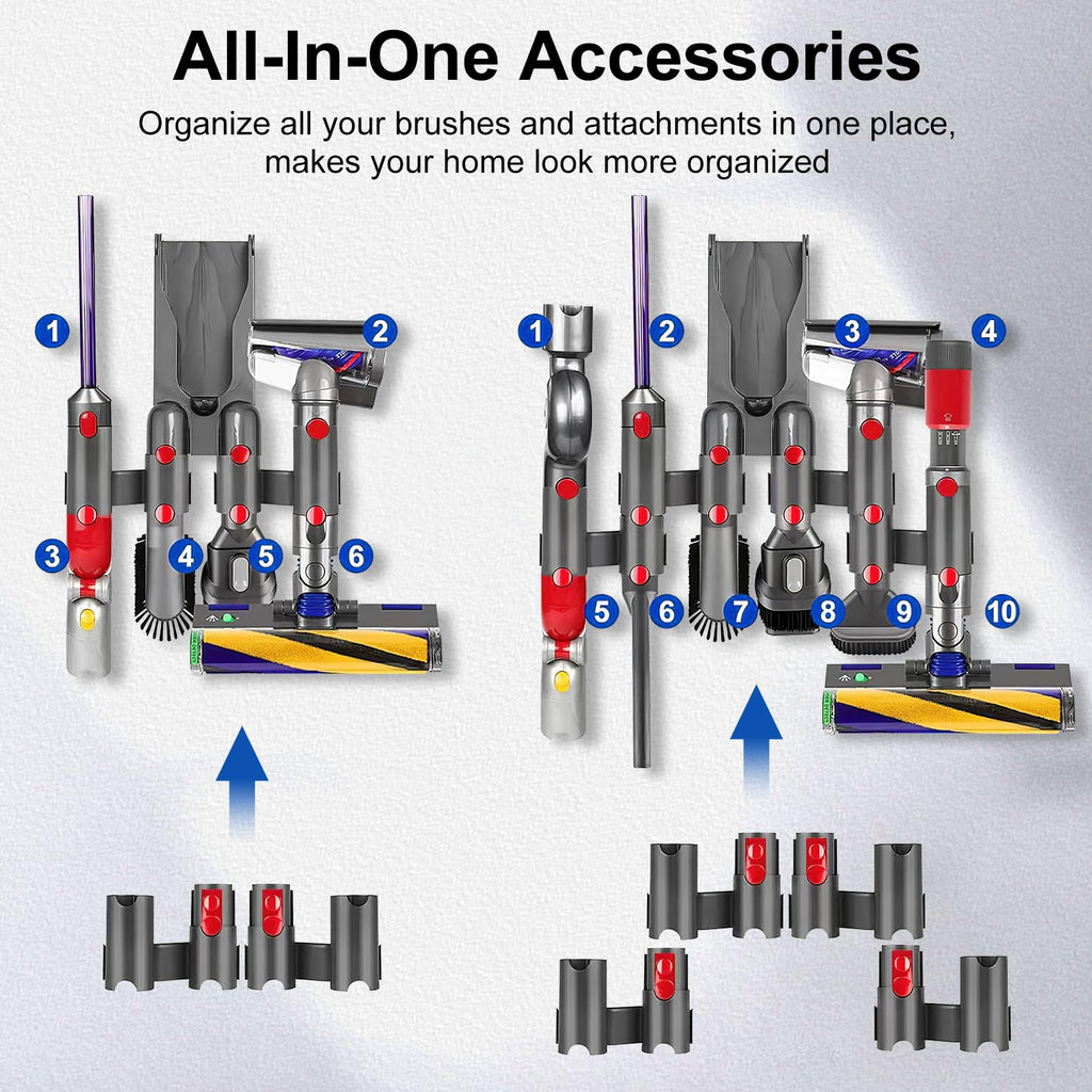 2 PCS Storage Bracket Holder for Dyson V7 V8 V10 V11 V15 Outsize Vacuum