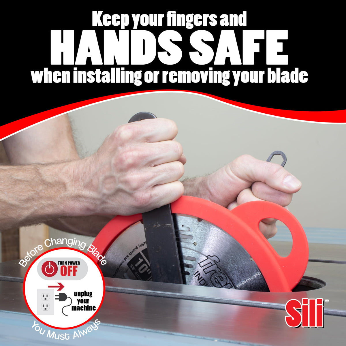 Sili Silicone Circular Saw Blade Storage Sleeve (10" 3 Pack)