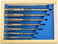 CME 7 pc Adjustable Hand Reamer Set, 1/4" to 15/32" Reamer Sizes