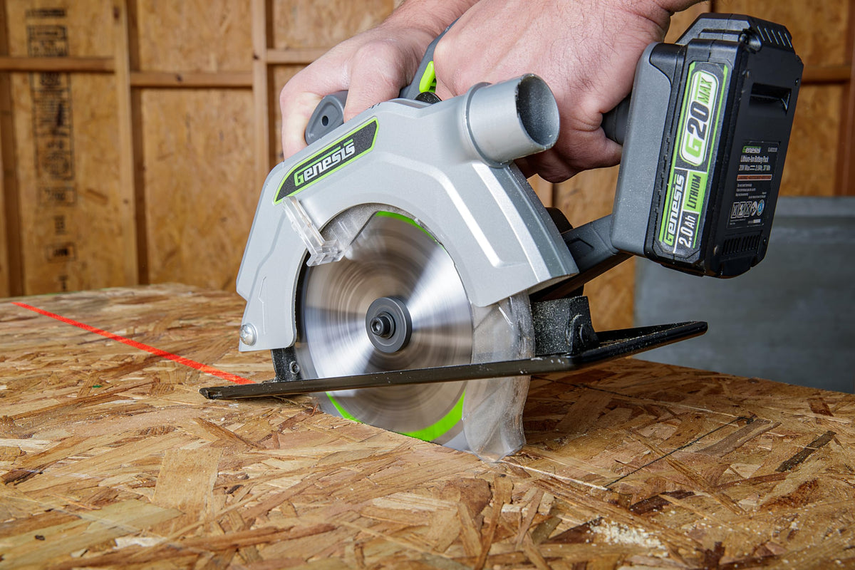 Genesis 6-1/2" Thin-Kerf 24T Circular Saw Blade for Genesis GLCS2065B Cordless Circular Saw