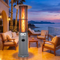 Propane Patio Heater with Wheels, Easy Ignition, 34,000 BTU