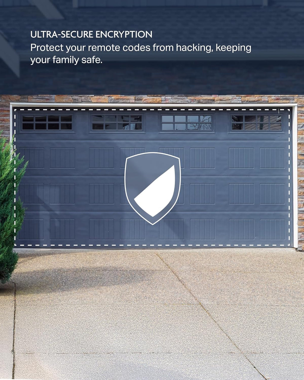 Genuine Universal myQ 2-Button Garage Door Opener Remote | Works with all major brands, Ultra-Secure Encryption w/