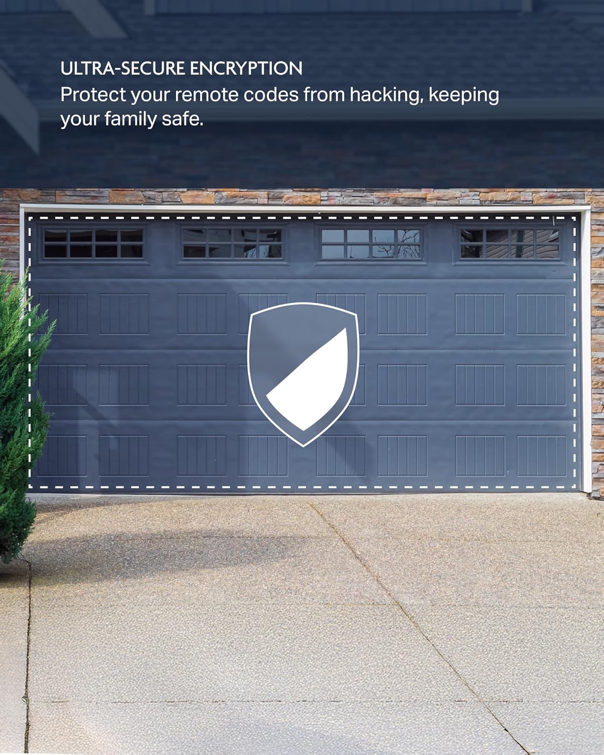 Genuine Universal myQ 2-Button Garage Door Opener Remote | Works with all major brands, Ultra-Secure Encryption w/