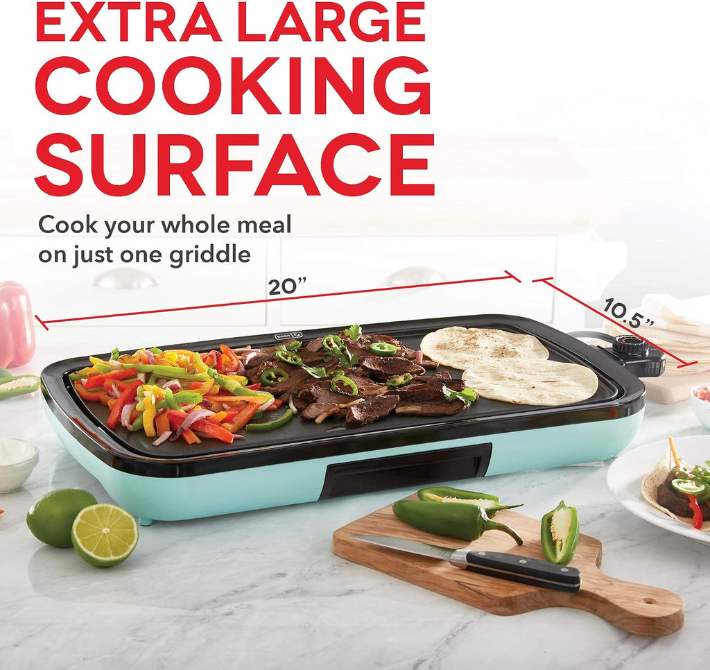 Everyday Nonstick Electric Griddle for Pancakes, Burgers, Quesadillas, Eggs & other on the go Breakfast, Lunch &