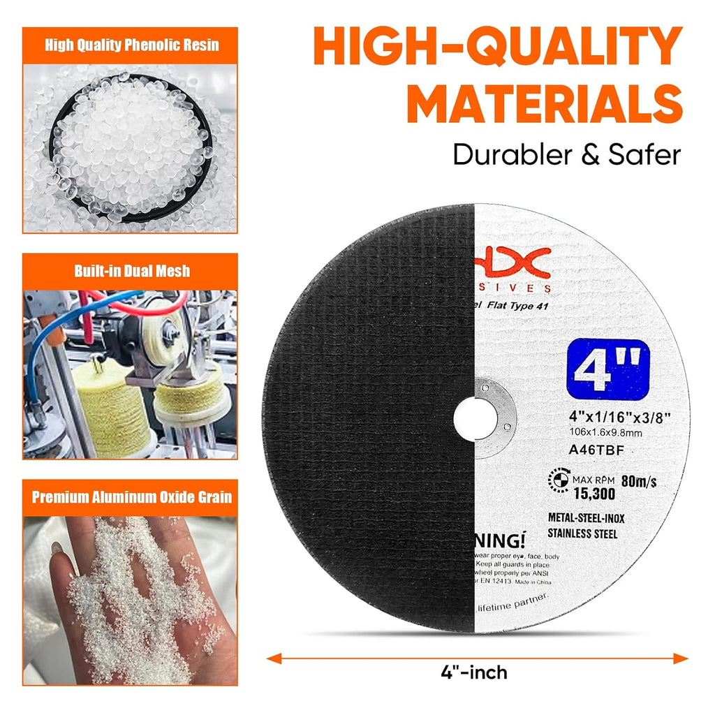 THX 4 Inch Cut Off Wheel,Long-Lasting Thin Cutting Wheel,30 Pack