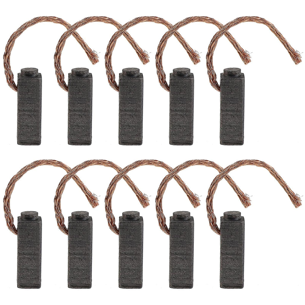 Micro Traders 5 Pairs Motor Carbon Brushes 5x6x14mm Universal Power Tool Replacement Parts for Angle Grinder Orbital Sander