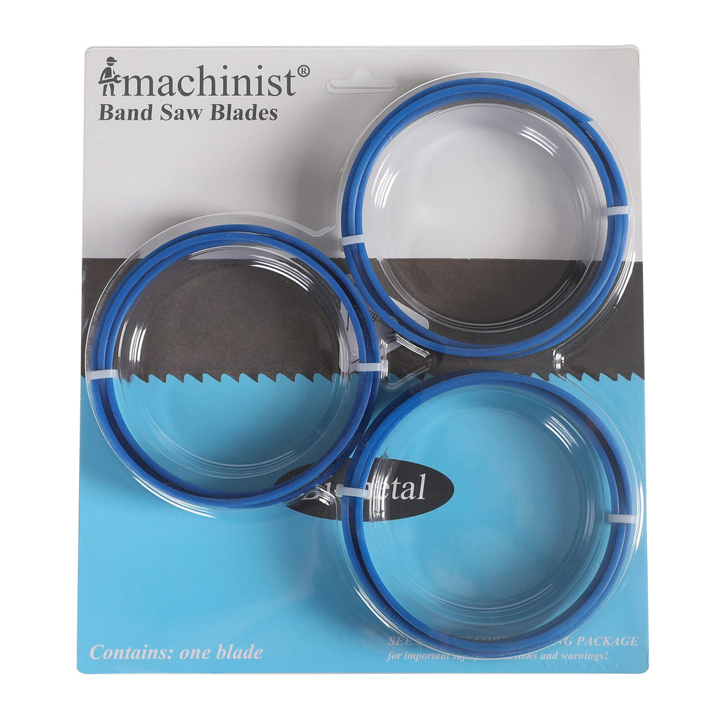 Imachinist S4478121014SS 44-7/8" x 1/2" x 10/14 TPI Bandsaw Blades, 3 Pack