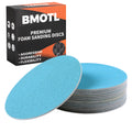 BMOTL 6 Inch Foam Hook & Loop Sanding Discs: 15Pcs 1000 Grit