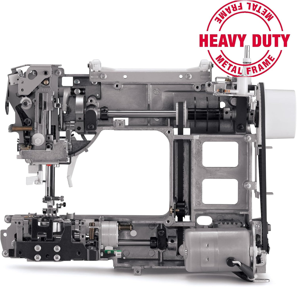 4411 (Grey) High Speed Heavy Duty Sewing Machine with Accessories | 11 stitches deliver 69 applications, 50% more