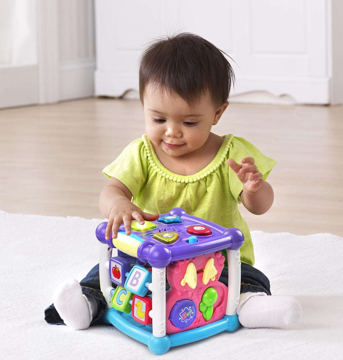 Busy Learners Activity Cube, Purple