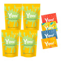 Yipes! Kids Face and Hand Wipes | Compostable Wet Wipes for Sensitive Skin | Individually Wrapped | Classroom Must