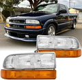 Headlights Assembly For 1998-2004 Chevy S10/for 1998-2005 Chevy Blazer Set
