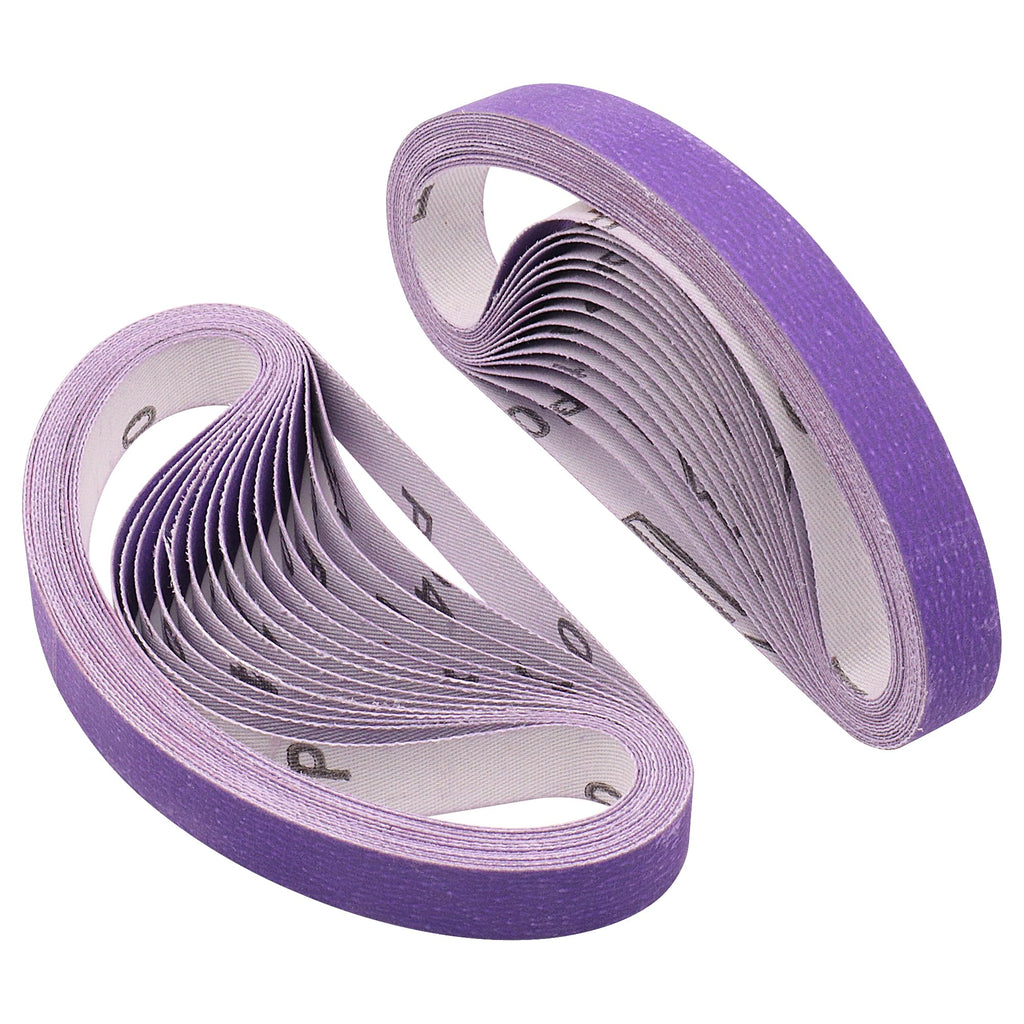 Taokyid 1/2 x 12 Inch Replacement Belts for Work Sharp 400 Grit, 30 Pcs