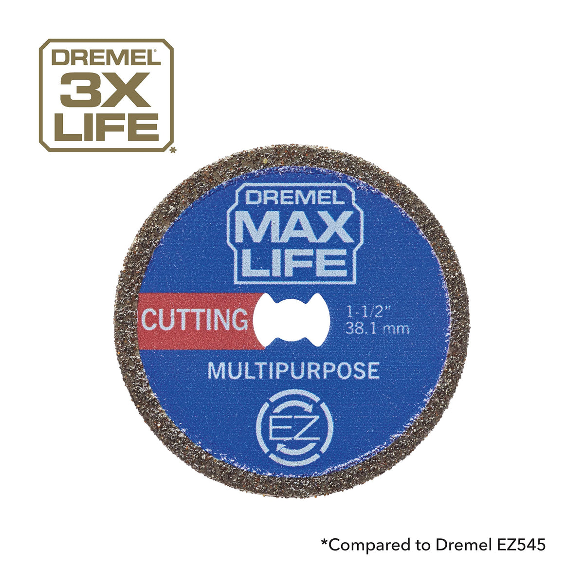 Dremel Max Life EZ545HP 1-12" (38.1mm) Diamond Cutting Wheel