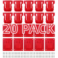 20 Pack Tool Battery Packs Holder Compatible with Milwaukee 18V Batteries