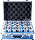 Accusize 5C Precision Round Collets Hardened & Ground, 3-26mm, 24-Pc Set