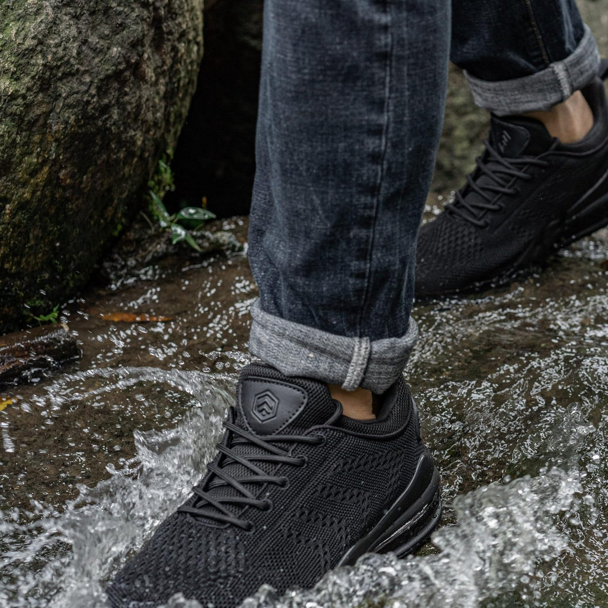 Men Chef Shoes Non Slip Work Waterproof Slip-on,Black,10.5