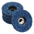 HARFINGTON 5pcs Strip Disc Stripping Wheels 5" x 7/8" Stripping Discs Wheel for Angle Grinder Clean and Remove Paint Coating Rust Welds Oxidation, Blue
