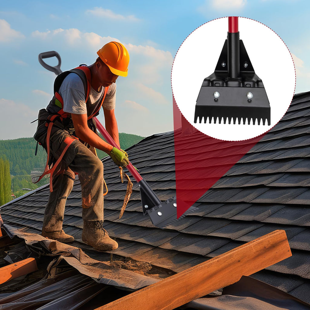 2 Pack Shingle Remover Tool, 46.5 Inch Roofing Shovel