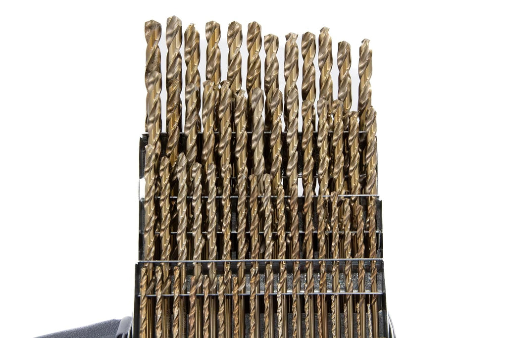 Drill America 60 Piece m42 Cobalt Drill Bit Set (Wire Sizes: #1 - #60), D/ACO Series
