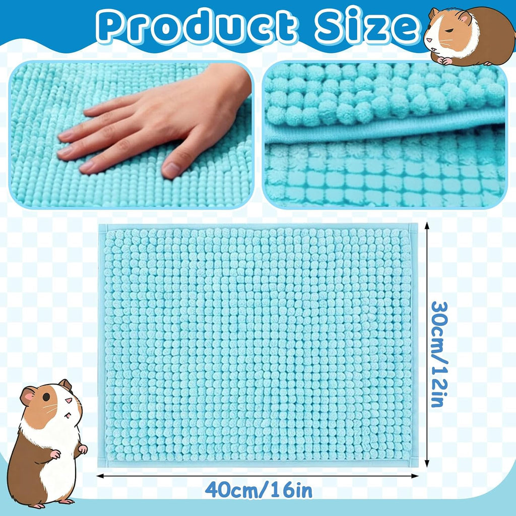 Guinea Pig Cage Liner, 8 Pcs, 16x12 Inch, 4 Colors
