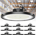 ONLYLUX 10-Pack UFO LED High Bay Light 250W 37500LM, 5000K Daylight