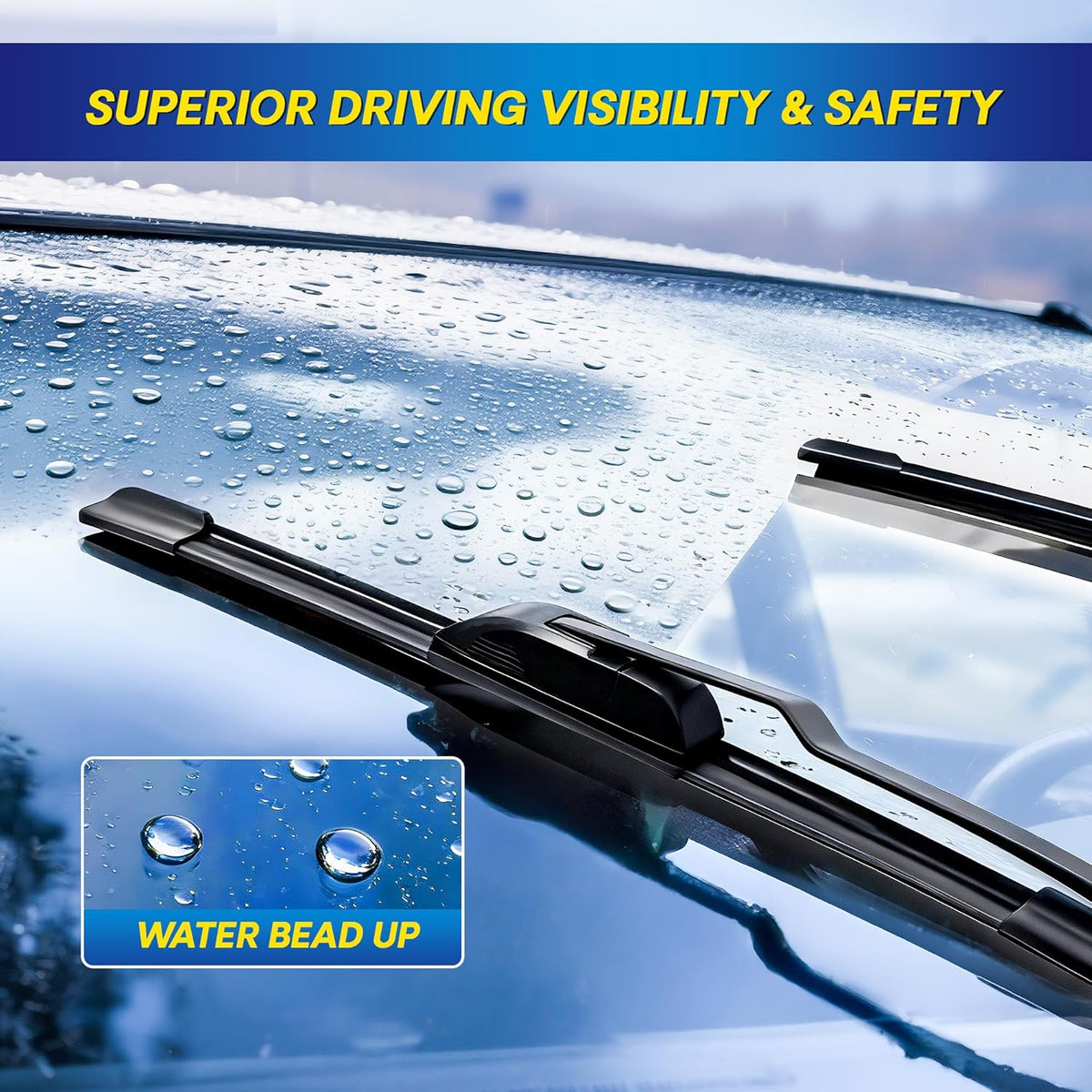 Silicone Windshield Wipers Replacement for 2018-2022 Volkswagen VW Tiguan Wiper Blades(Set of 3),Automotive