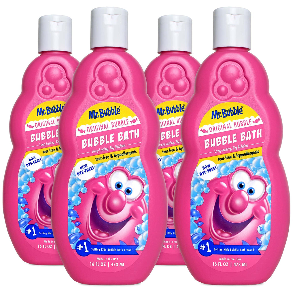 Original Bubble Bath - Great for Baby, Kids, and Adults - Hypoallergenic, Tear Free Bubble Bath Solution (4 Bottles