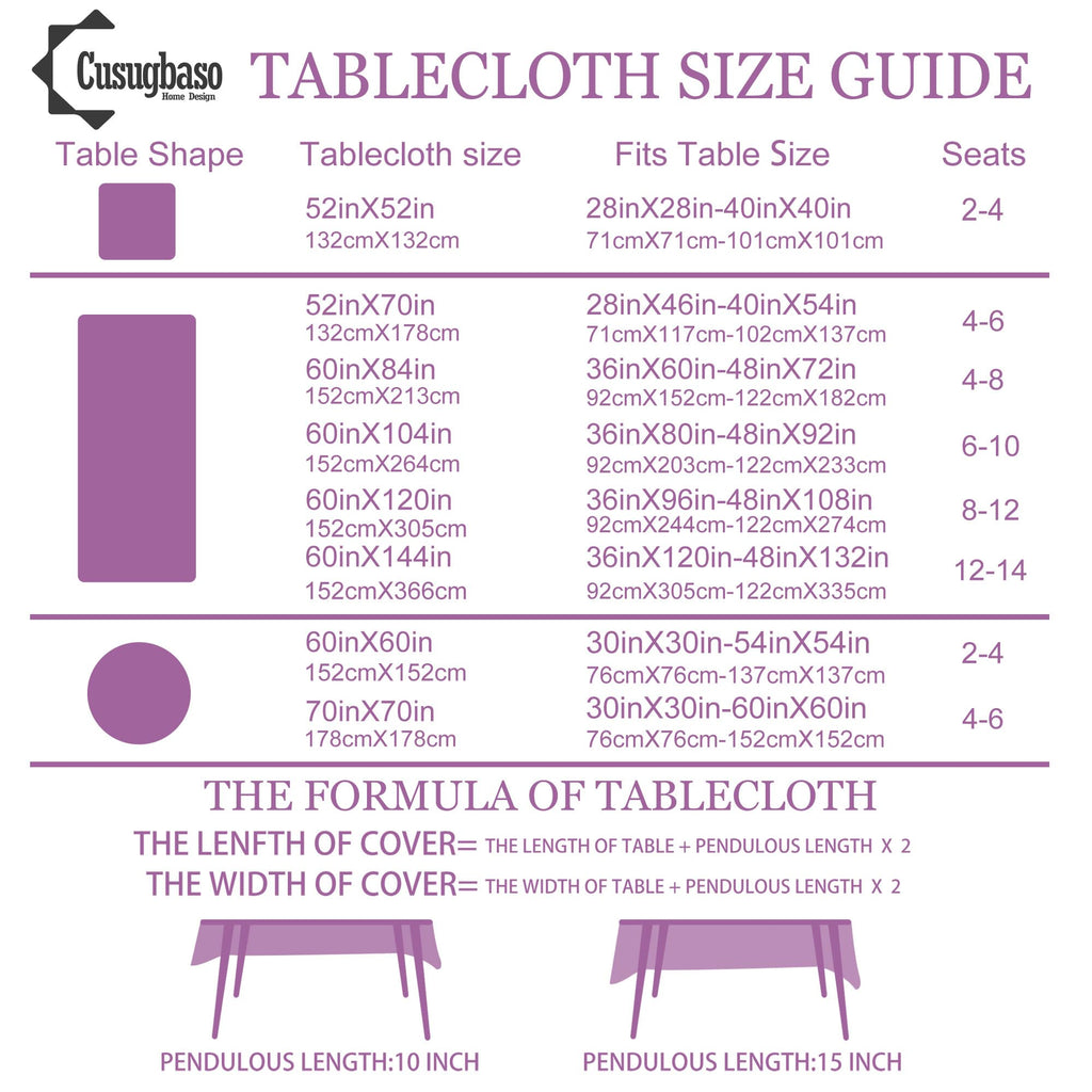 Easter Tablecloth 60x84 Inch Rectangle - Cross and Lamb Easter Decorations for The Home - Purple Plaid Floral Table