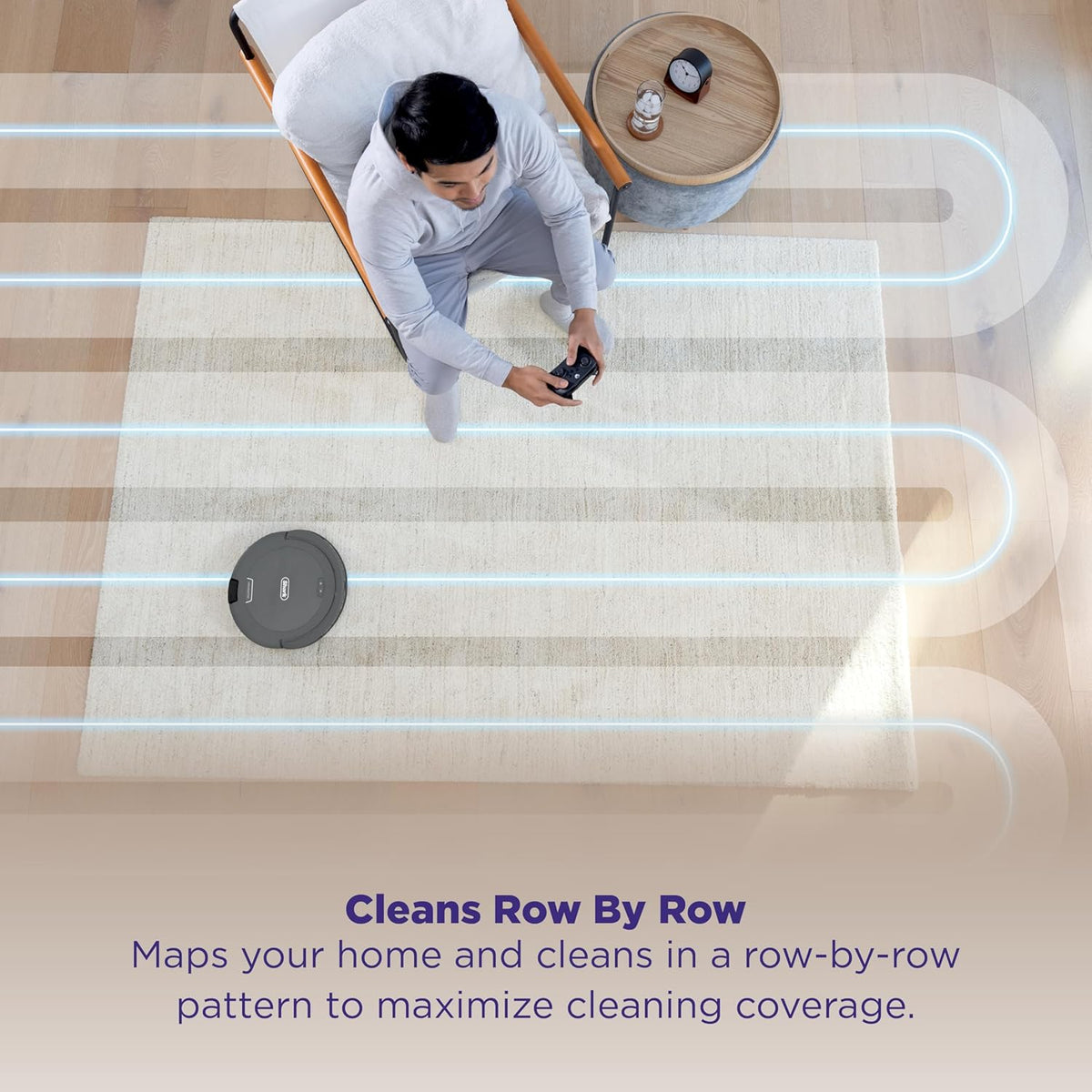 Navigator Robot Vacuum + Self-Empty Base, Grey, RV2120AE | SmartPath Navigation, Self-Empty Base 60-Day Bagless, up