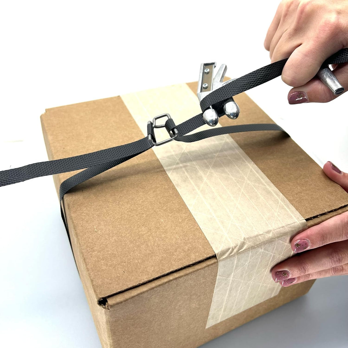 T-Puller Combination Strapping Tool - Tension & Cut Polypropylene & Cord Strapping - for Use w/Plastic & Steel