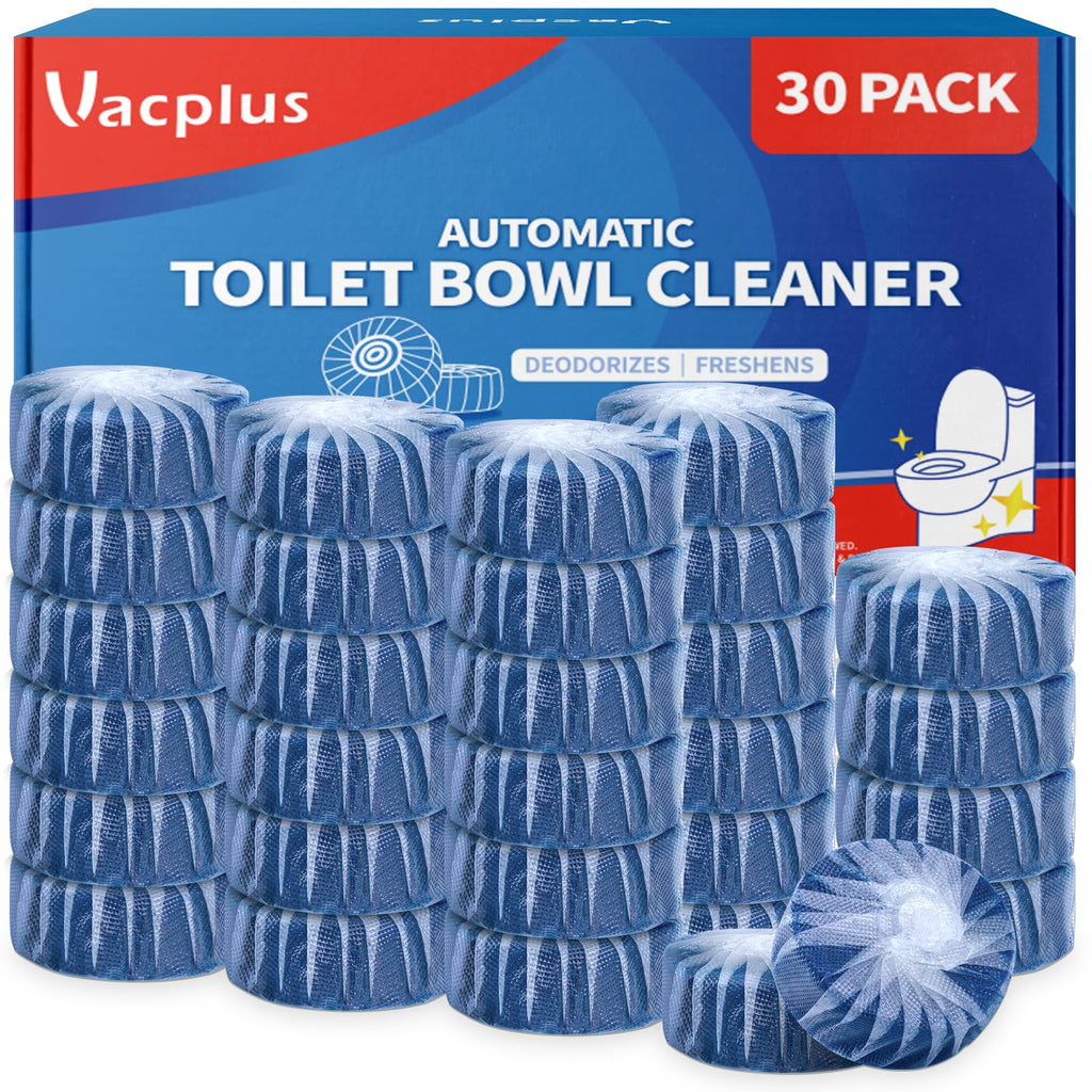 Toilet Bowl Cleaner Tablets, 30 Pack, Auto Cleaning, Long-Lasting