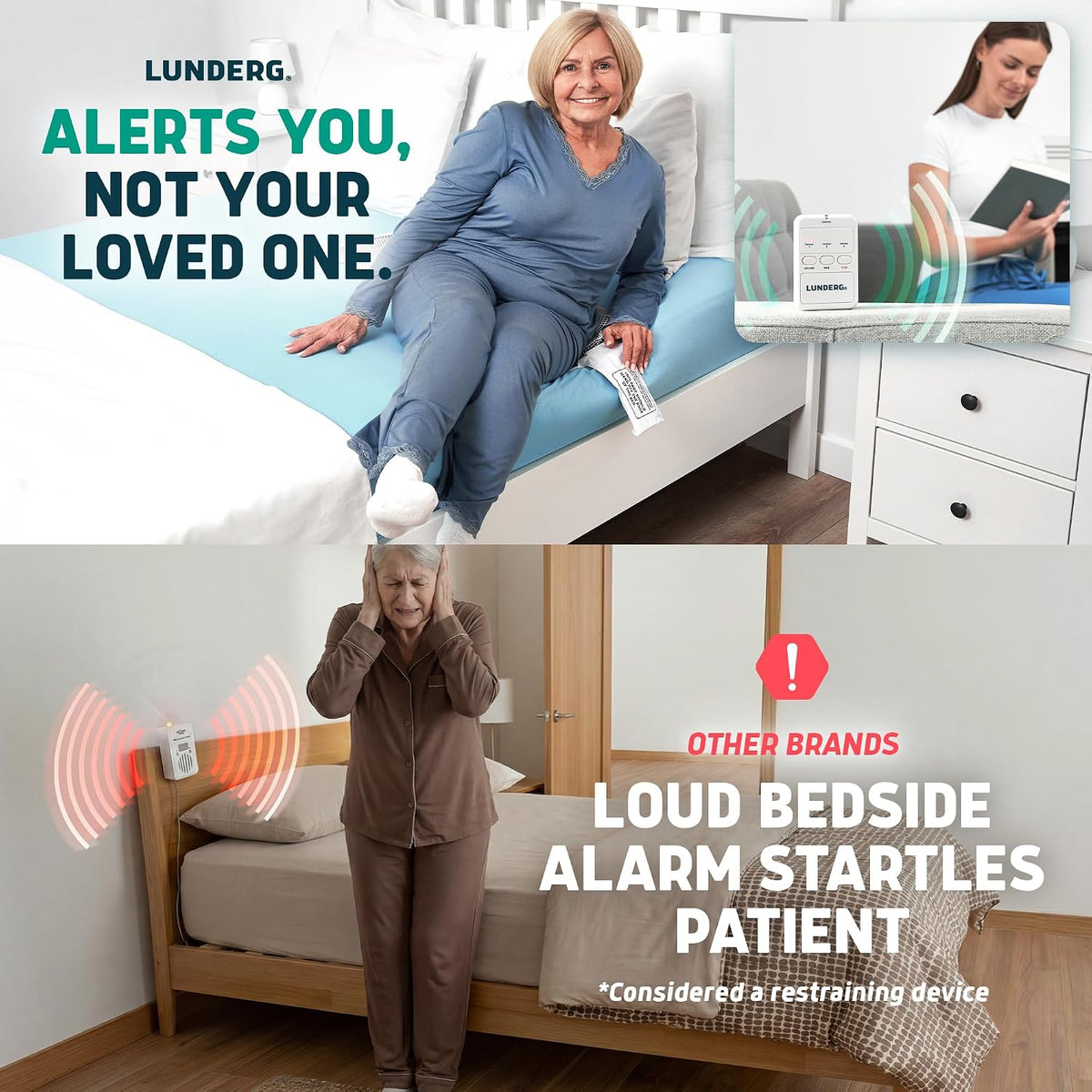 Wireless Early Alert Bed Alarm System for Elderly & Fall Prevention