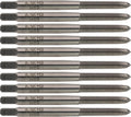 CME HSS Spiral Point Plug Taps, 8-36 UNF, H3, 2 Fl, 10 pcs
