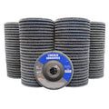 100 Pack Flap Discs 60 Grit 4.5" x 7/8" Sanding Wheels