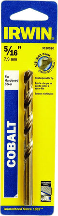 Irwin 3016020 5/16" X 4-1/2" Cobalt Drill Bit