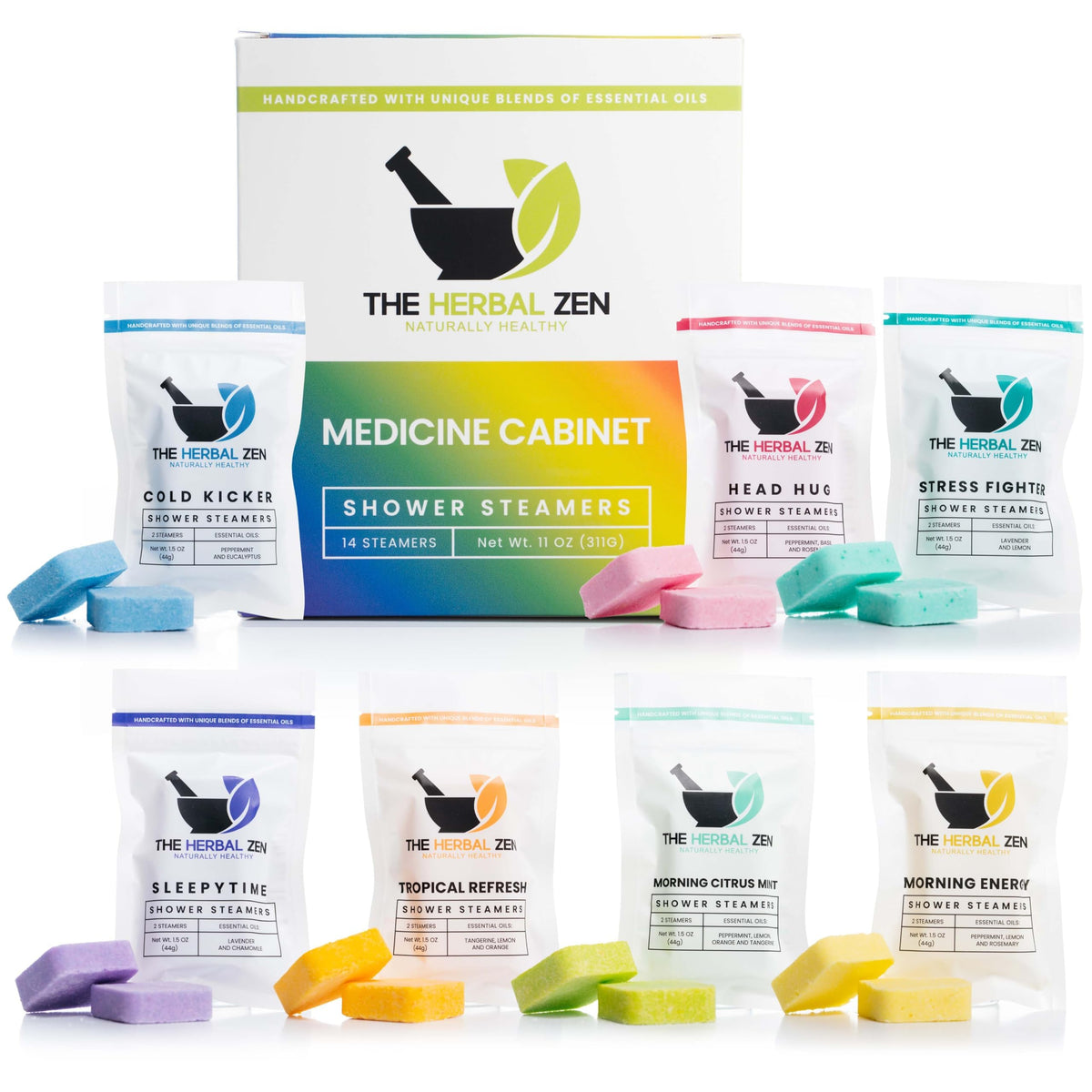 Shower Steamers Aromatherapy Pure Essential Oils - 14 Pack