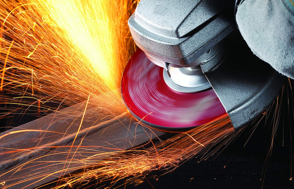 United Abrasives-SAIT 20050 A24N Fast Grinding Wheel 4" x 3/16" x 7/8" Type 27, 25-Pack