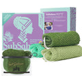 African Net Sponge, Exfoliating Body Scrubber for Back, 3 Pack