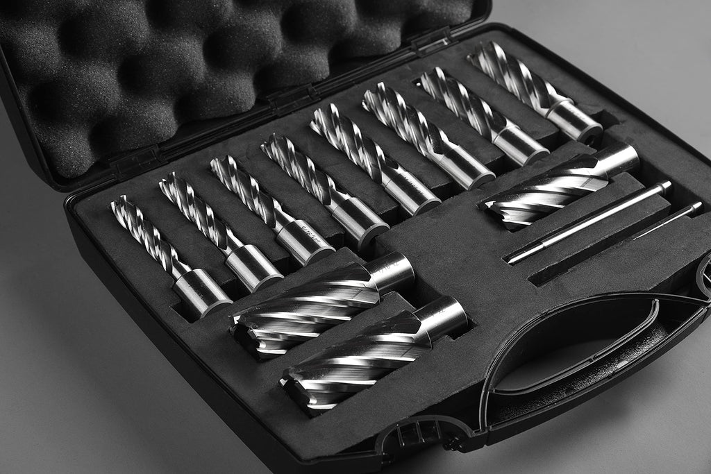 Annular Cutter Set JESTUOUS 3/4 Inch Weldon Shank 2 Cutting Depth 13pcs