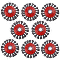8 Pack 4 Inch Wire Wheels for Angle Grinder, with 5/8" Thread Arbor